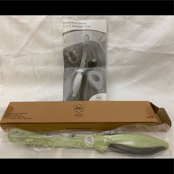 3459 Princess House Specialty 5 in 1 Avocado Tool